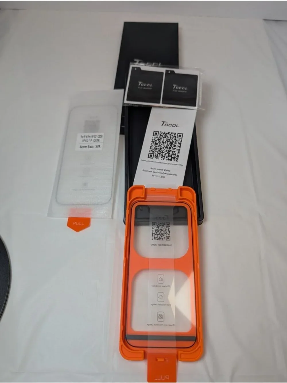 TOCOL for iPhone 16 Pro 2 Pack Screen Protectors 6.3